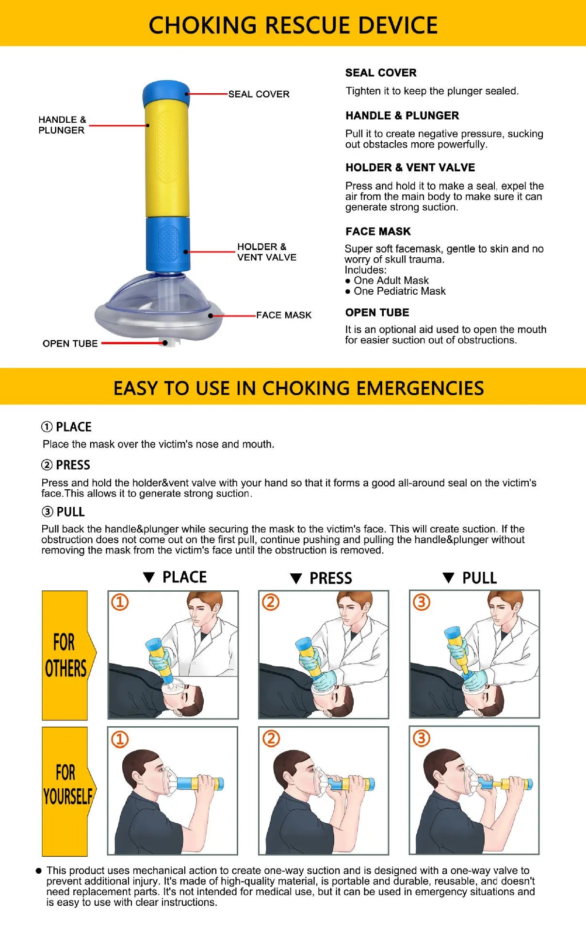 Portable Anti Choking Device